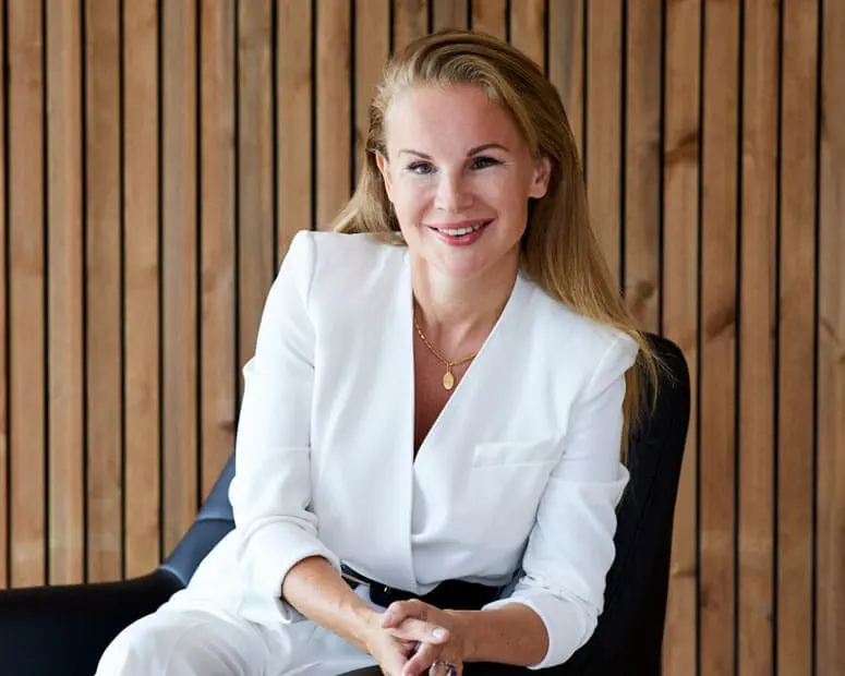 Consultant plastic surgeon Mrs Elena Prousskaia at her breast augmentation consultation in Bristol