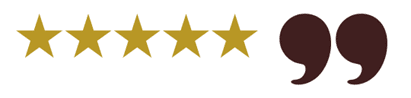 5 Star review icons